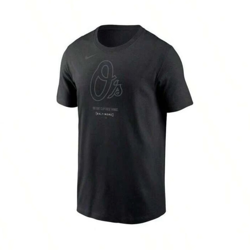 NWT Nike Men's Black Baltimore Orioles City Connect Large Logo T-Shirt